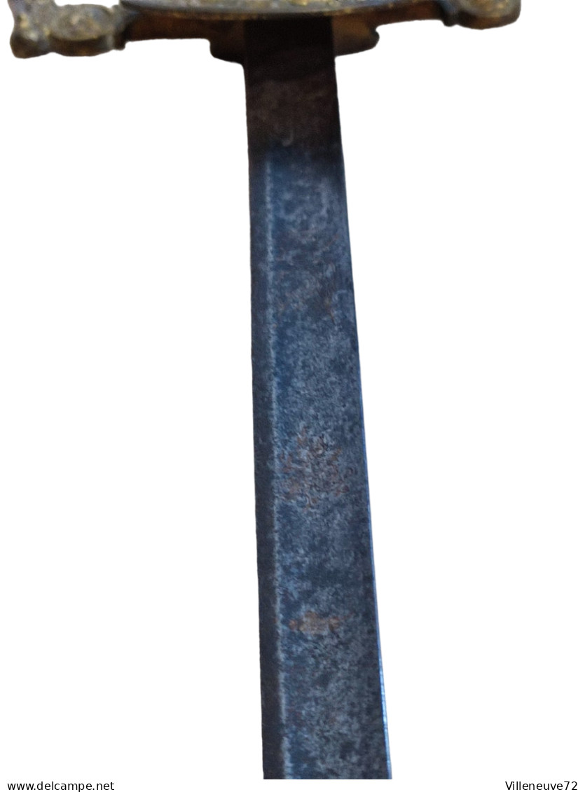 Épée de cour, époque restauration