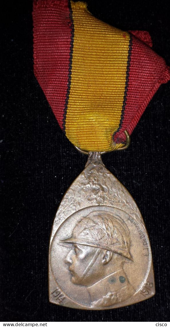 BELGIQUE 1914-1918 Médaille Commémorative De La Guerre 1914 - 1918 - Belgien