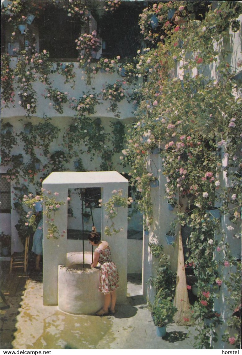 Spanien - Cordoba - View Of A "patio" Cordobes Courtyard - Woman - Garden - Córdoba