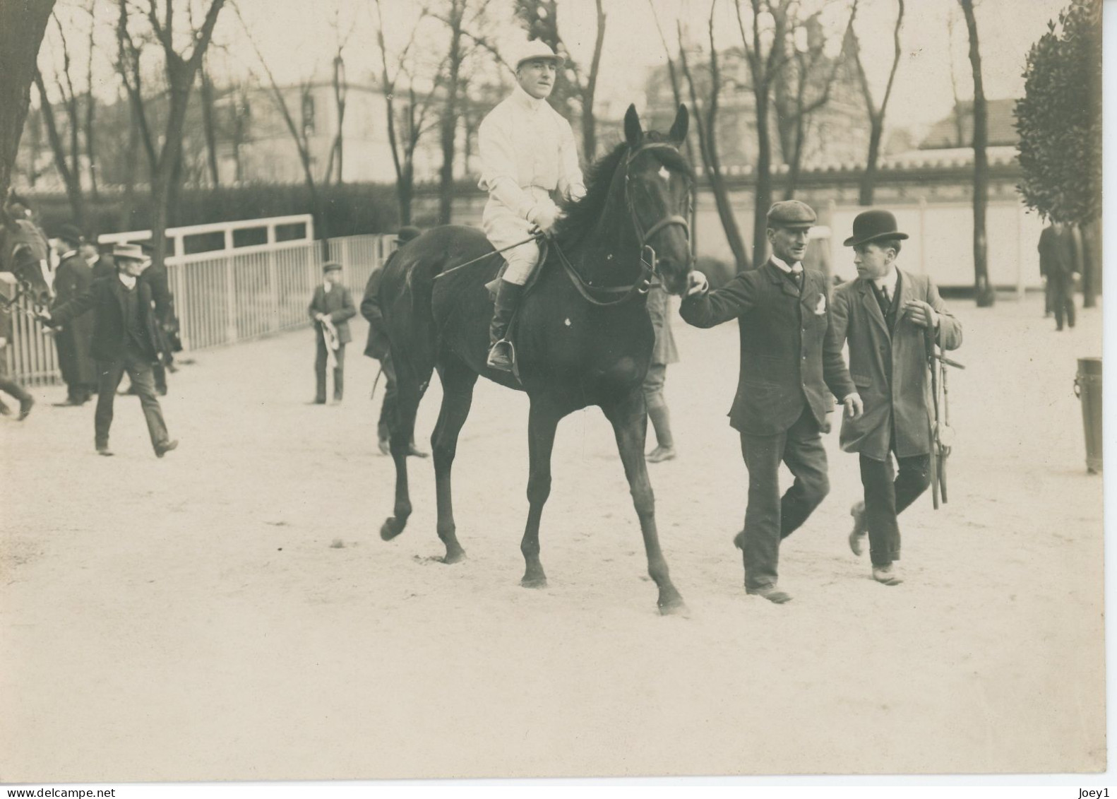 Photo Hippodrome De St Ouen En 1907 Indications Au Dos, Photo ROL Format 16/12 - Deportes