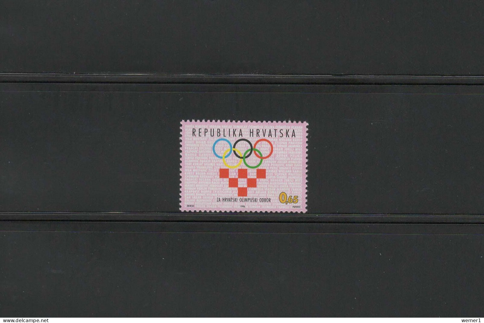 Croatia 1996 Olympic Games Stamp MNH - Sommer 1996: Atlanta