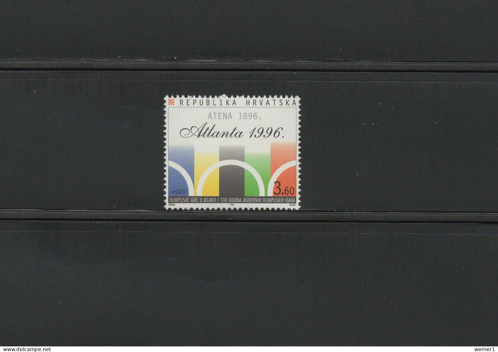 Croatia 1996 Olympic Games Atlanta Stamp MNH - Summer 1996: Atlanta