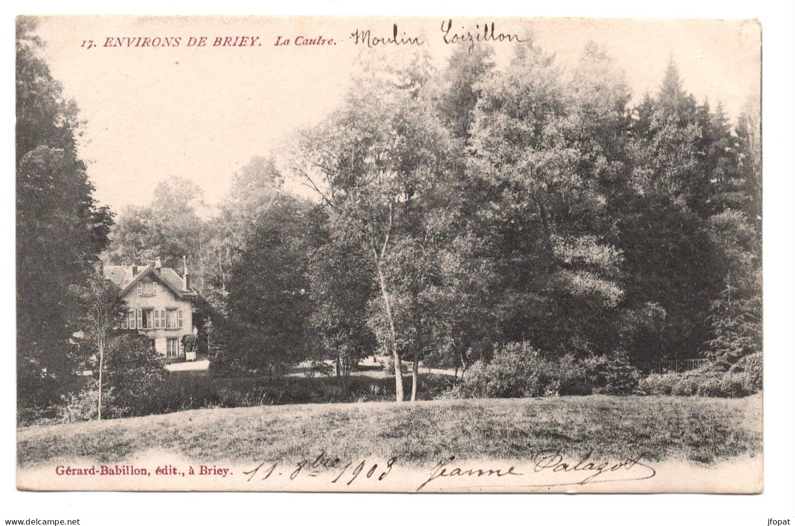 54 MEURTHE ET MOSELLE - BRIEY Environs, La Caulre, Pionnière - Briey