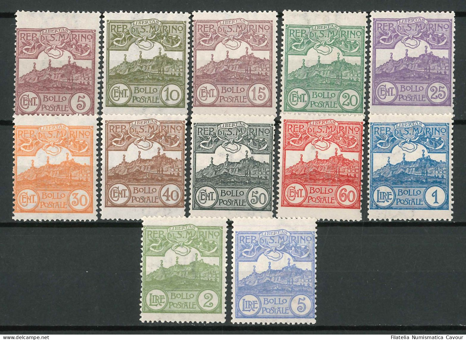 1925 - ** (Catalogo Sassone N.° 107/108 Euro 200,00) (12) - Nuevos