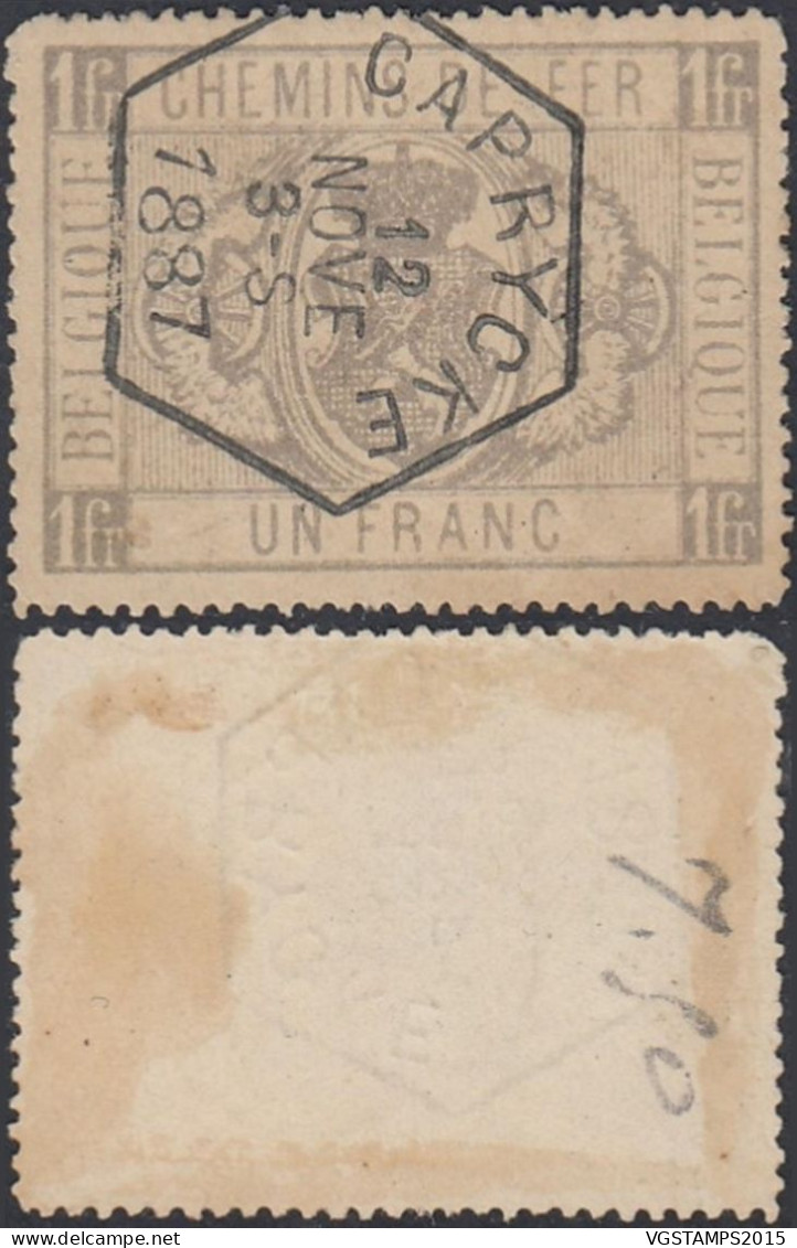 Belgique 1887 - Timbre Oblitéré. TR  Nr.: 6. Oblitéré "CAPRYCKE"...... (EB) DC-12547 - Used