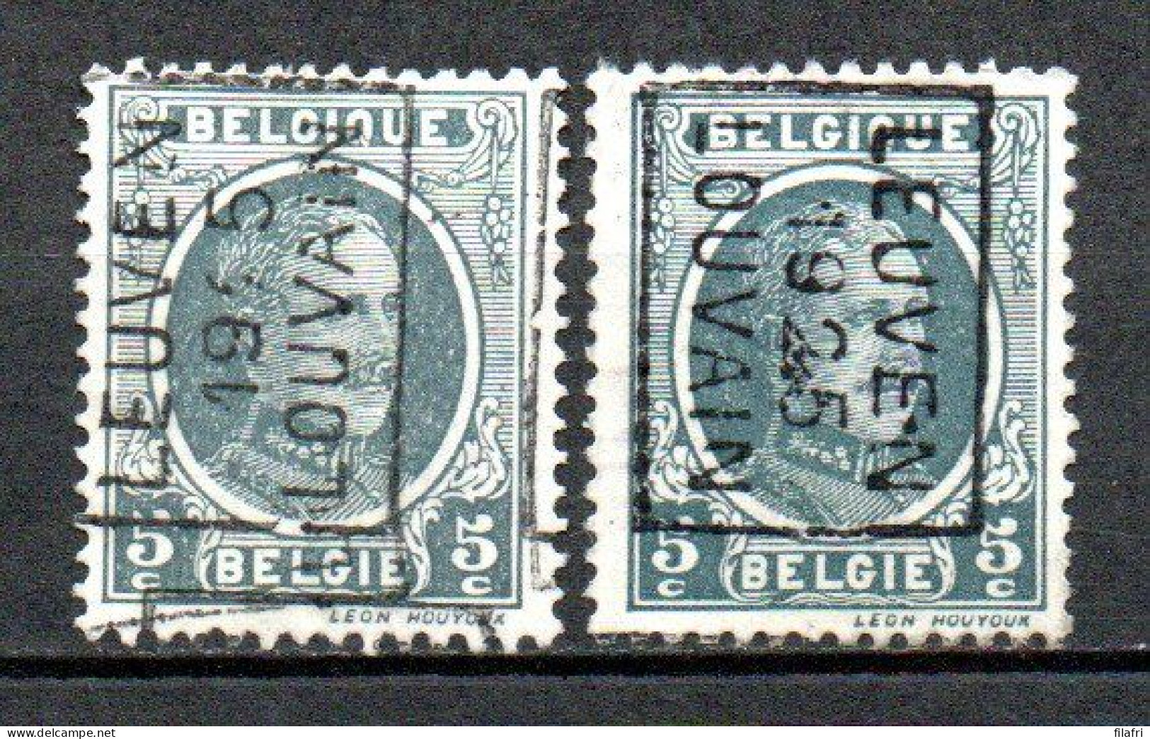 3591 Voorafstempeling Op Nr 193 - LEUVEN 1925 LOUVAIN - Positie A & B - Roulettes 1920-29