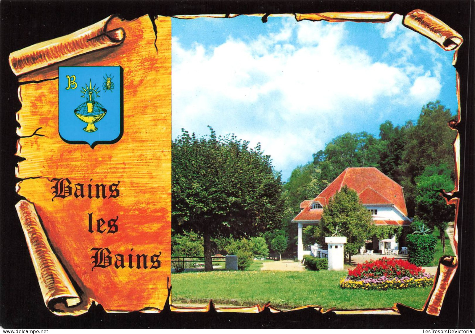 FRANCE - Bains Les Bains - La Potinière Et Un Coin Du Parc - Colorisé - Carte Postale - Bains Les Bains