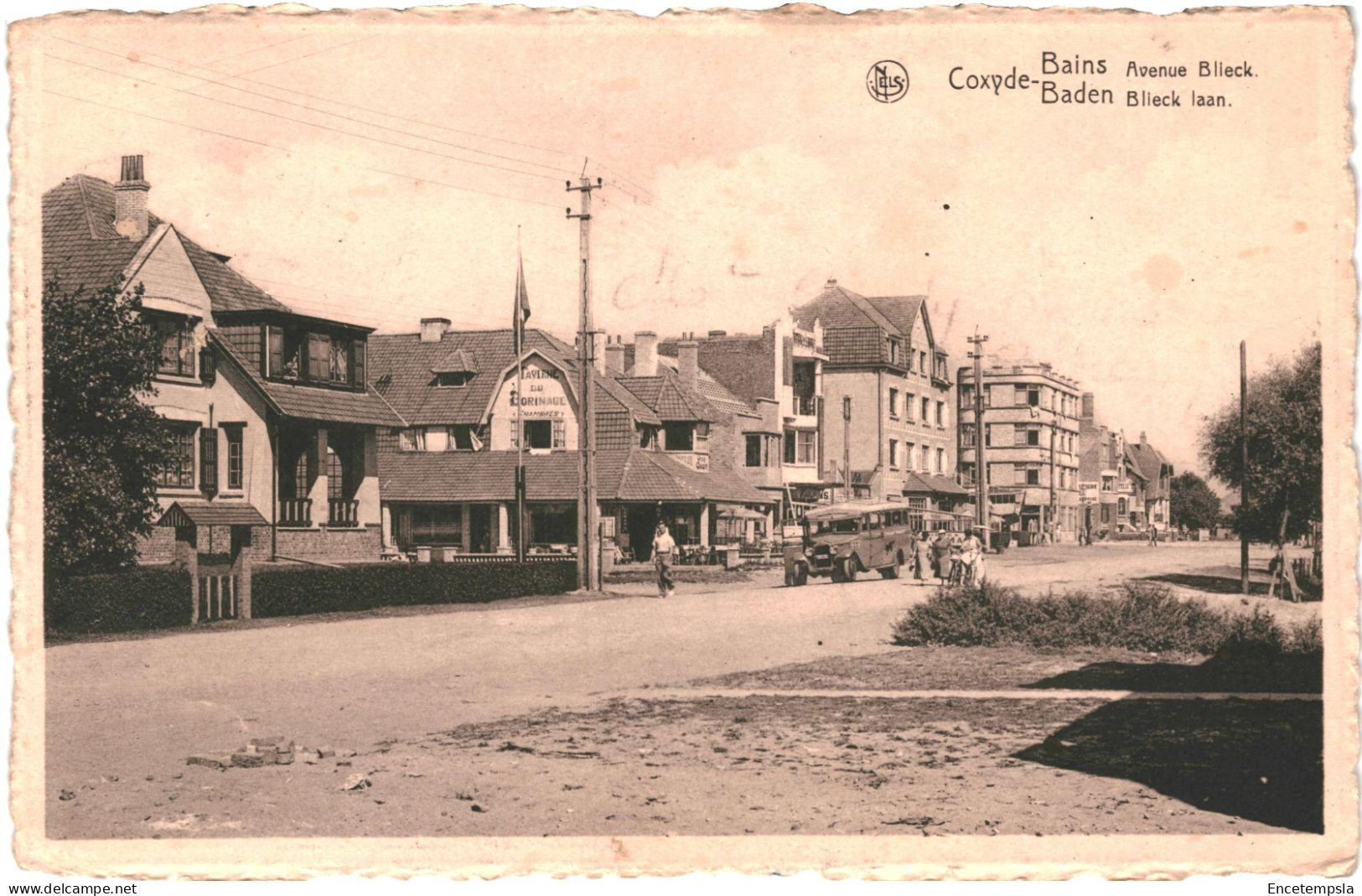 CPA Carte Postale Belgique Coxyde Bains Avenue Blieck VM68478 - Koksijde