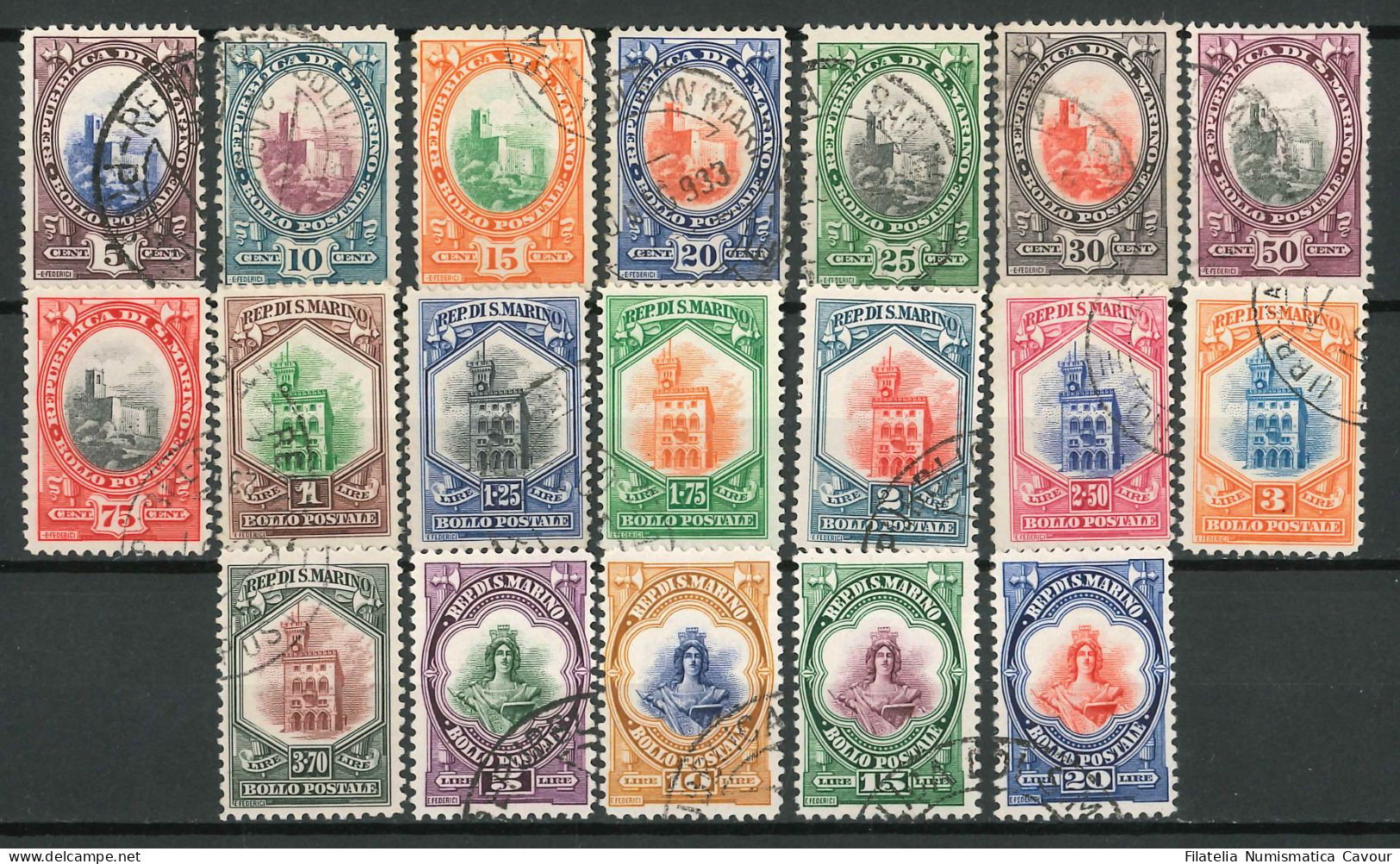 1929 - US (Catalogo Sassone N.° 141/158 Euro 600,00) (2049) - Gebruikt