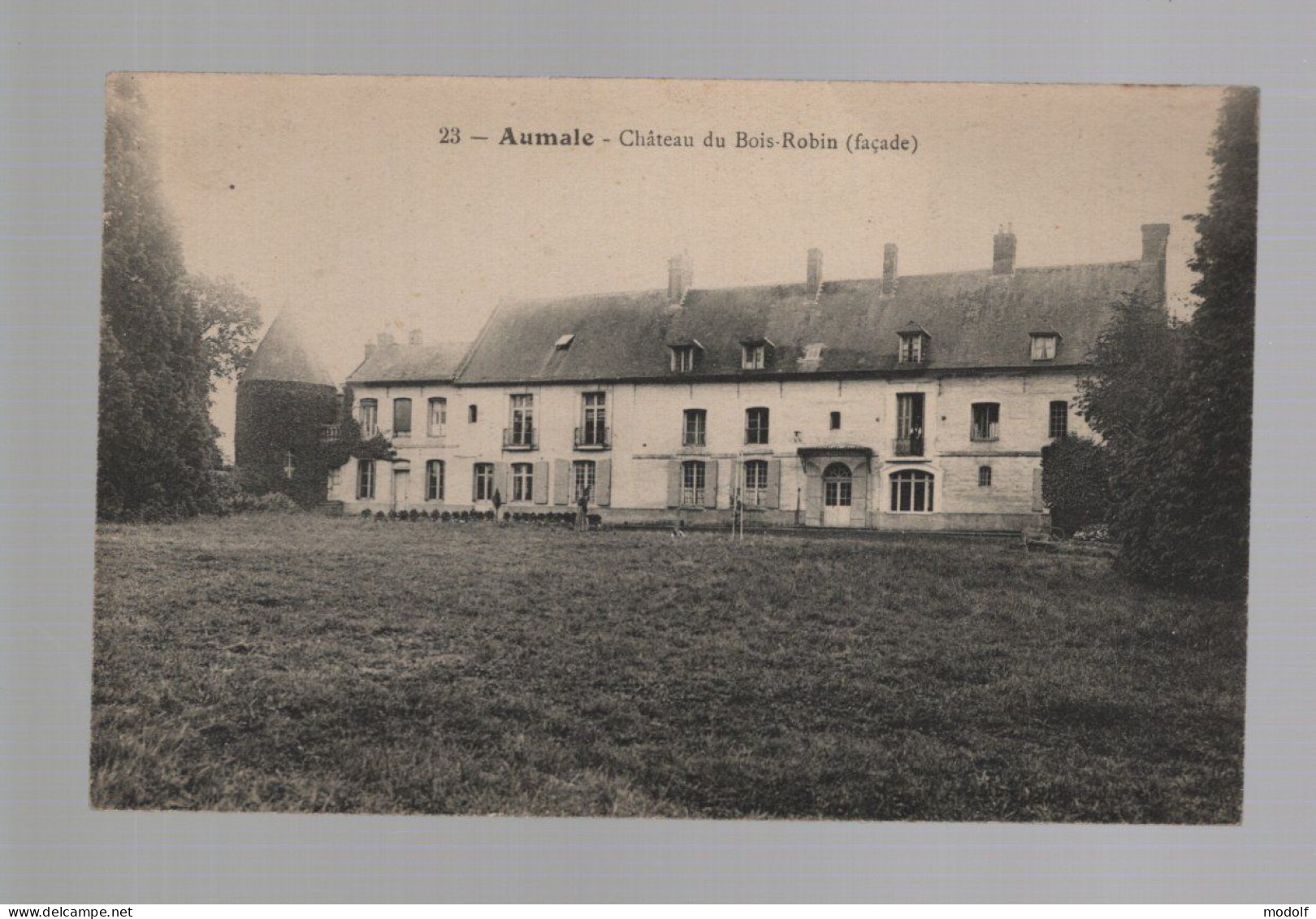 CPA - 76 - Aumale - Château Du Bois-Robin (façade) - Non Circulée - Aumale