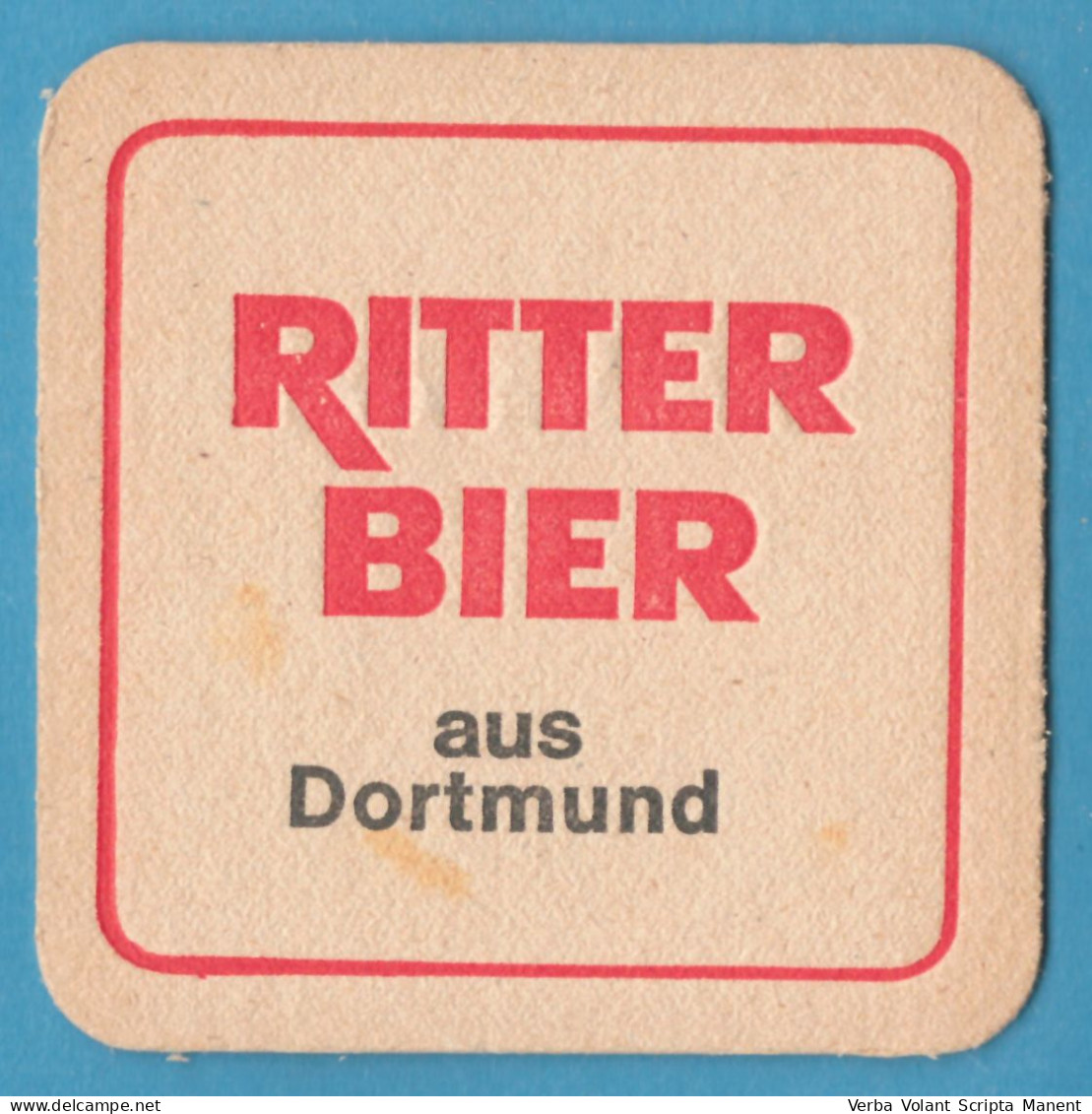 J-1500 * GERMANY - RITTER BIER Aus Dortmund - Bierdeckel