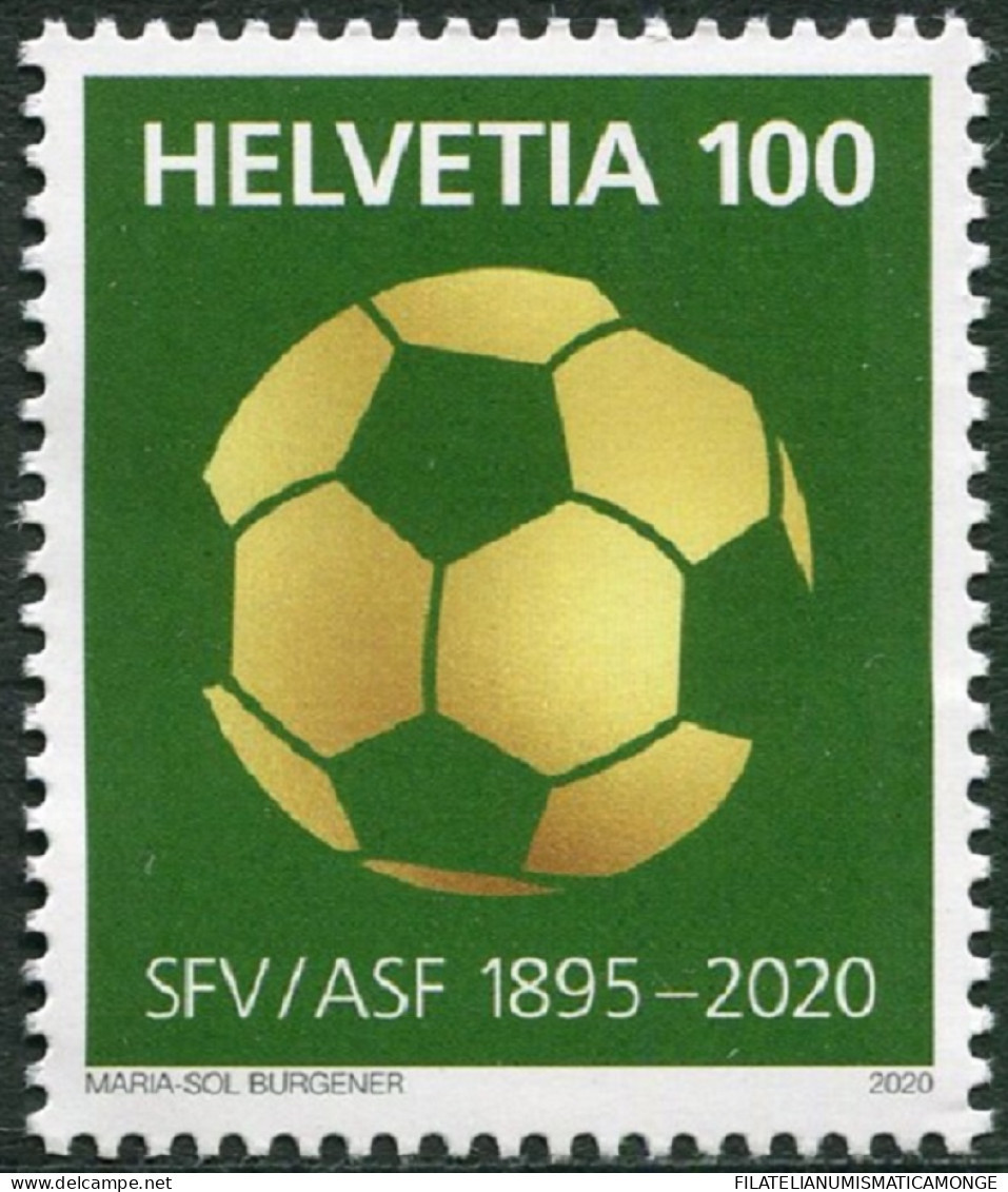 Suiza 2020 Correo 2573 **/MNH 125 Aniv. Asociación Suiza De Fútbol - Nuevos