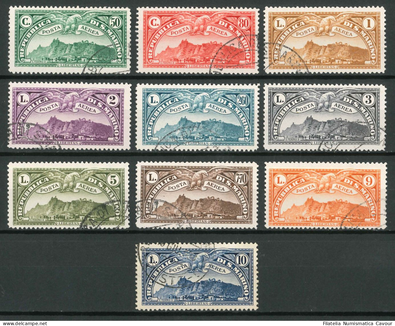 1931 - US (Catalogo Sassone N.° PA 1/10 Euro 1100,00) (1041) - Poste Aérienne