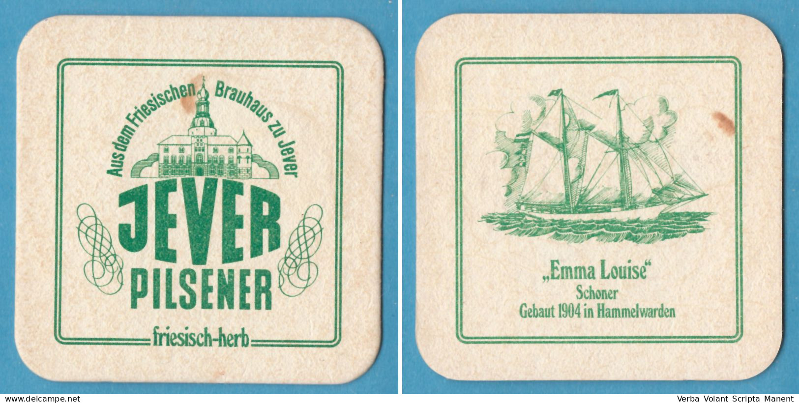 J-1500 * GERMANY - JEVER PILSENER "Emma Louise" - Bierdeckel