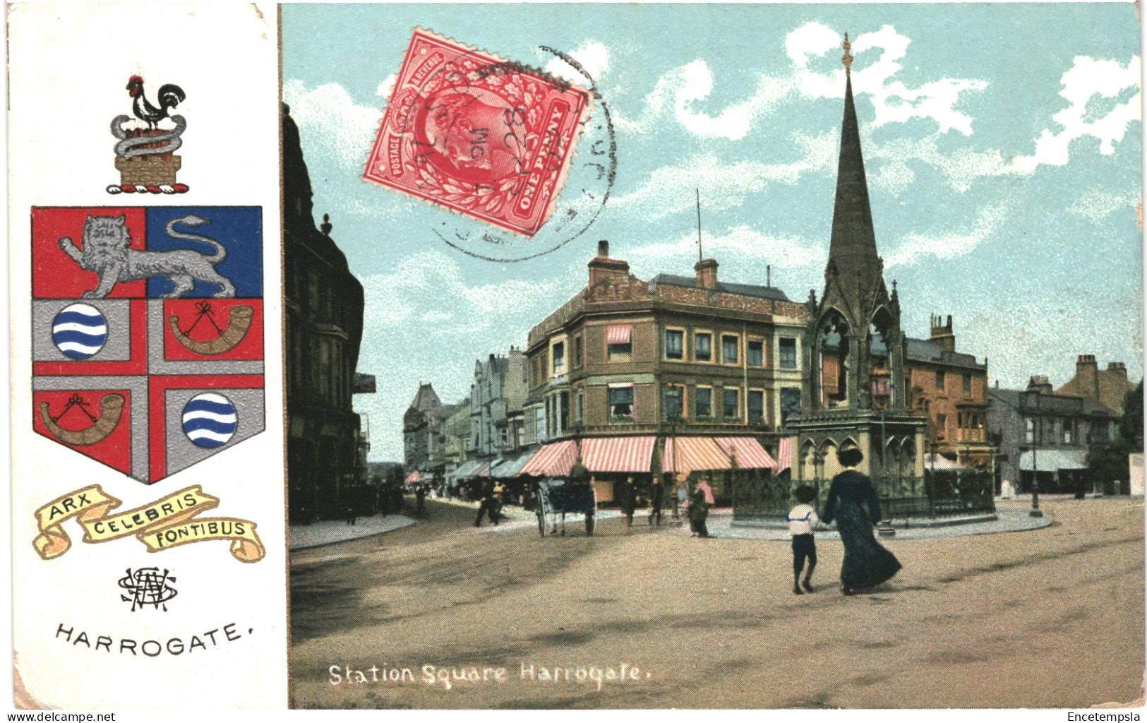 CPA Carte Postale  Royaume Uni Harrogate  Station Square VM79317 - Harrogate