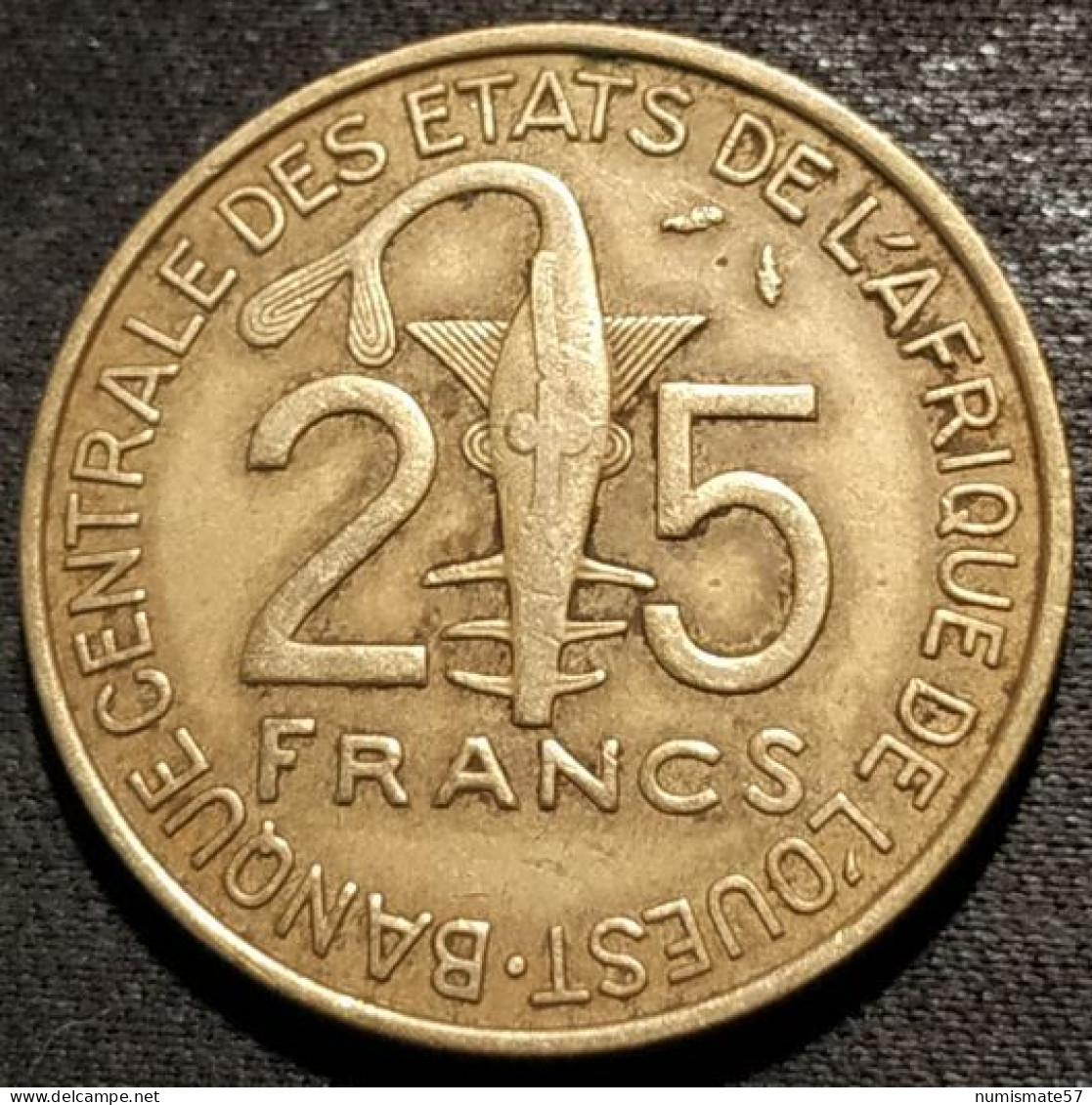 ETATS DE L'AFRIQUE DE L'OUEST - 25 FRANCS 1984 - FAO - KM 9 - Autres – Afrique