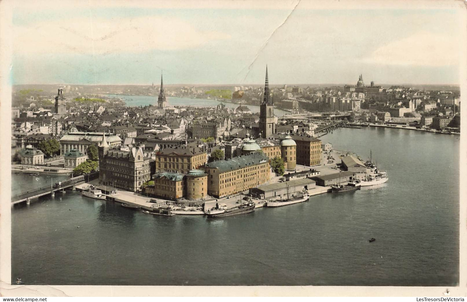 SUEDE - Stockholm - Utsikt Fron Stadshusets Torn - View Form The Town Hall Tower - Vue Générale - Carte Postale Ancienne - Schweden