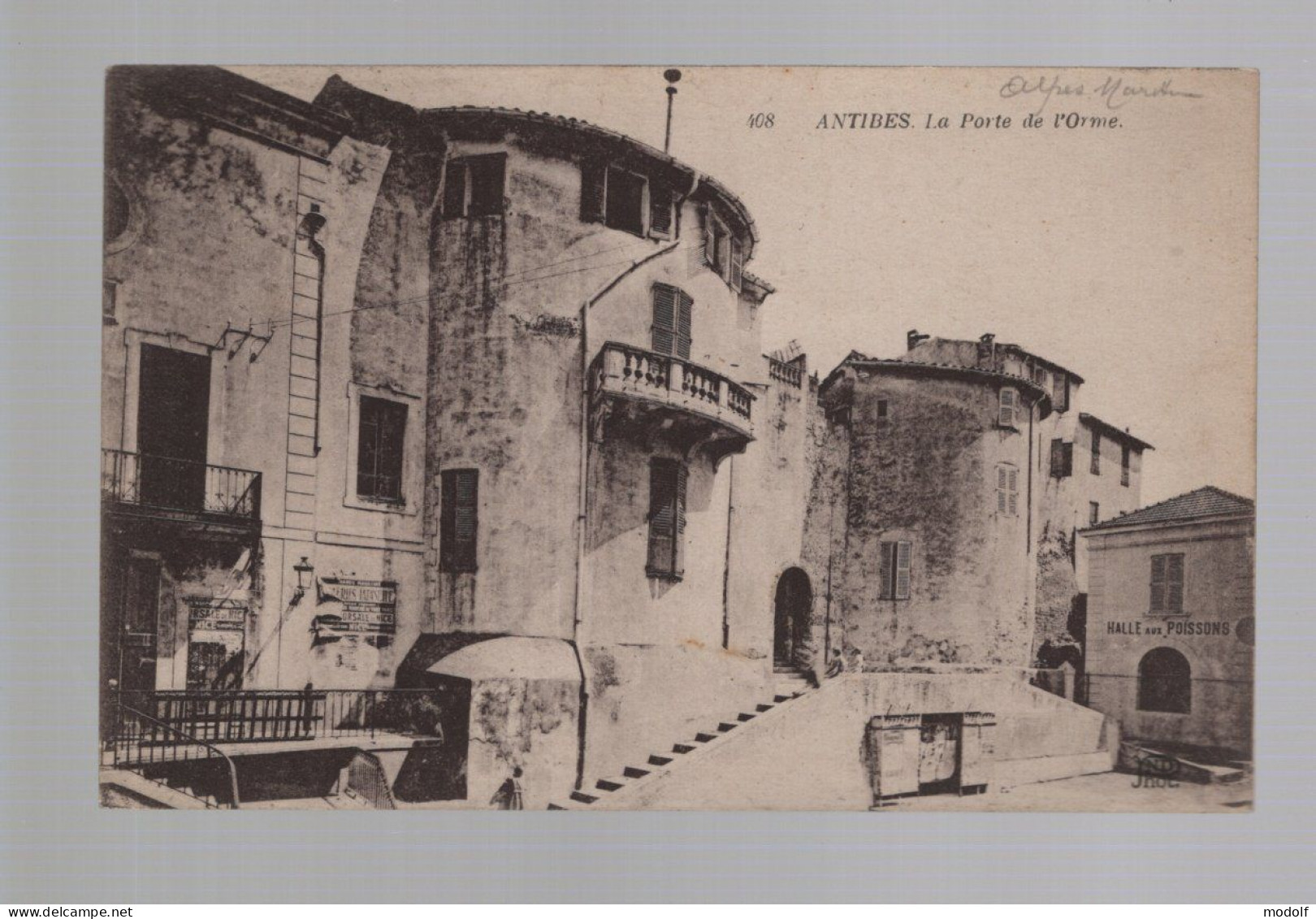 CPA - 06 - Antibes - La Porte De L'Orme - Circulée En 1921 - Antibes - Old Town