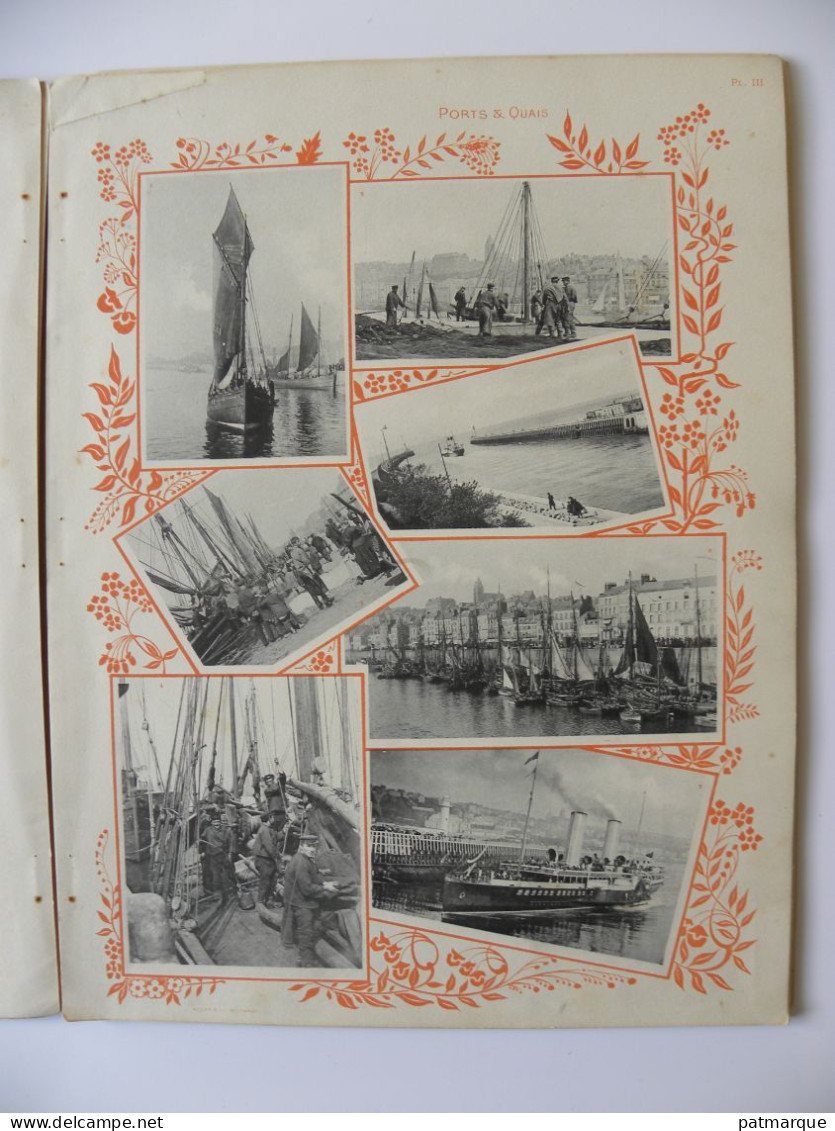 Boulogne Sur Mer - Livret Touristique De 12 Planches - Royer & Cie - Rare - Picardie - Nord-Pas-de-Calais