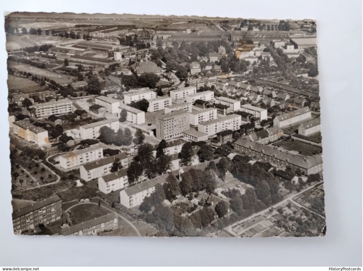 Kiel-Friedrichsort, Luftbild, Hochhaus-Hotel, 1962 - Kiel