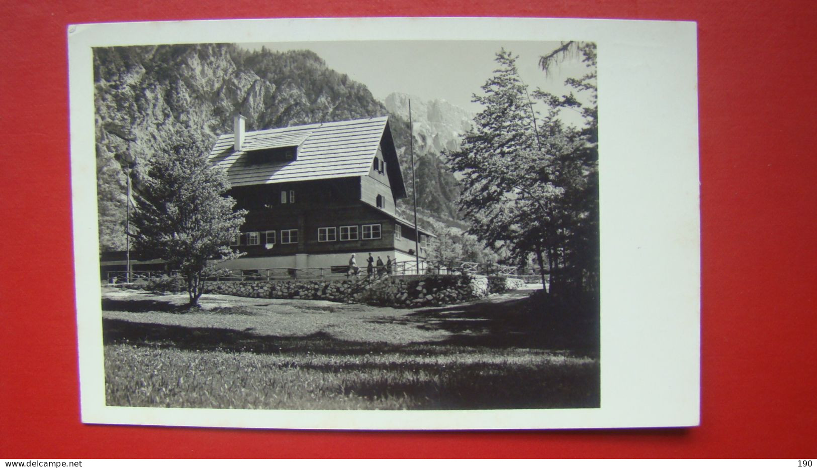 Planica-Ratece.Smucarski Dom S.K.Ilirije. (Foto:Janko Ravnik,Ljubljana) - Slovénie