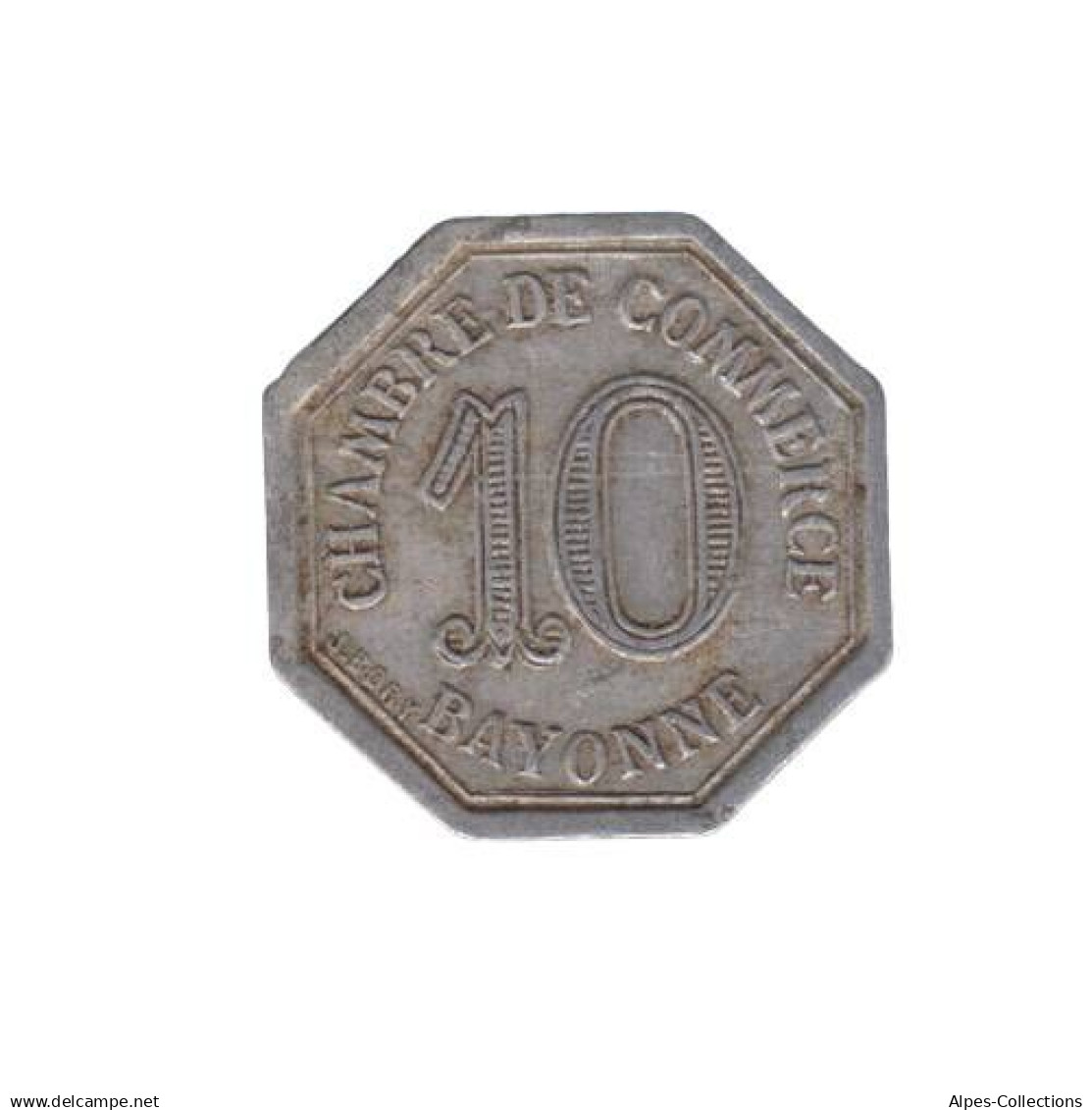 BAYONNE - 01.03 - Monnaie De Nécessité - 10 Centimes 1920 - Notgeld