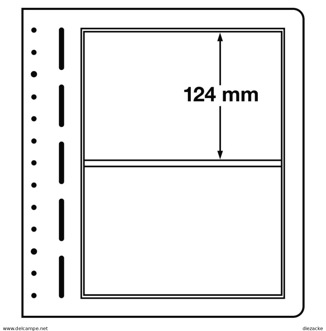 Leuchtturm LB Blankoblätter LB 2 (10er Pack) 311502 Neu ( - Fogli Bianchi