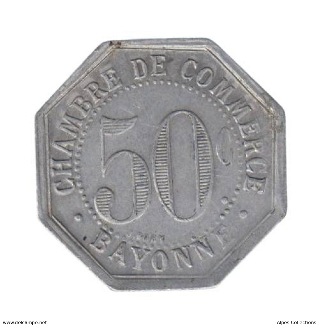 BAYONNE - 01.05 - Monnaie De Nécessité - 50 Centimes 1920 - Notgeld