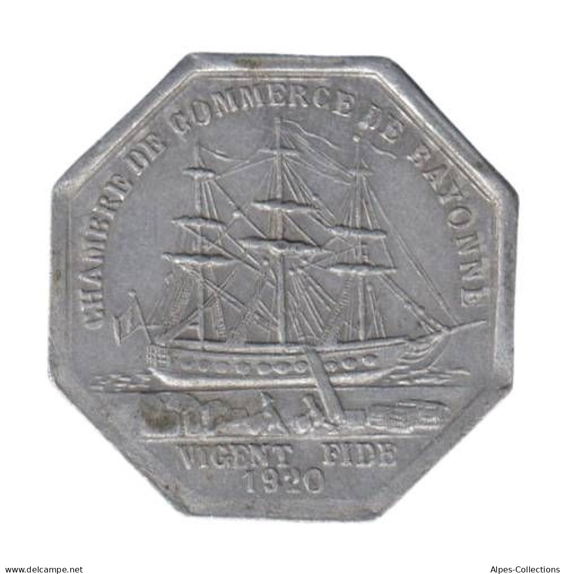 BAYONNE - 01.05 - Monnaie De Nécessité - 50 Centimes 1920 - Notgeld