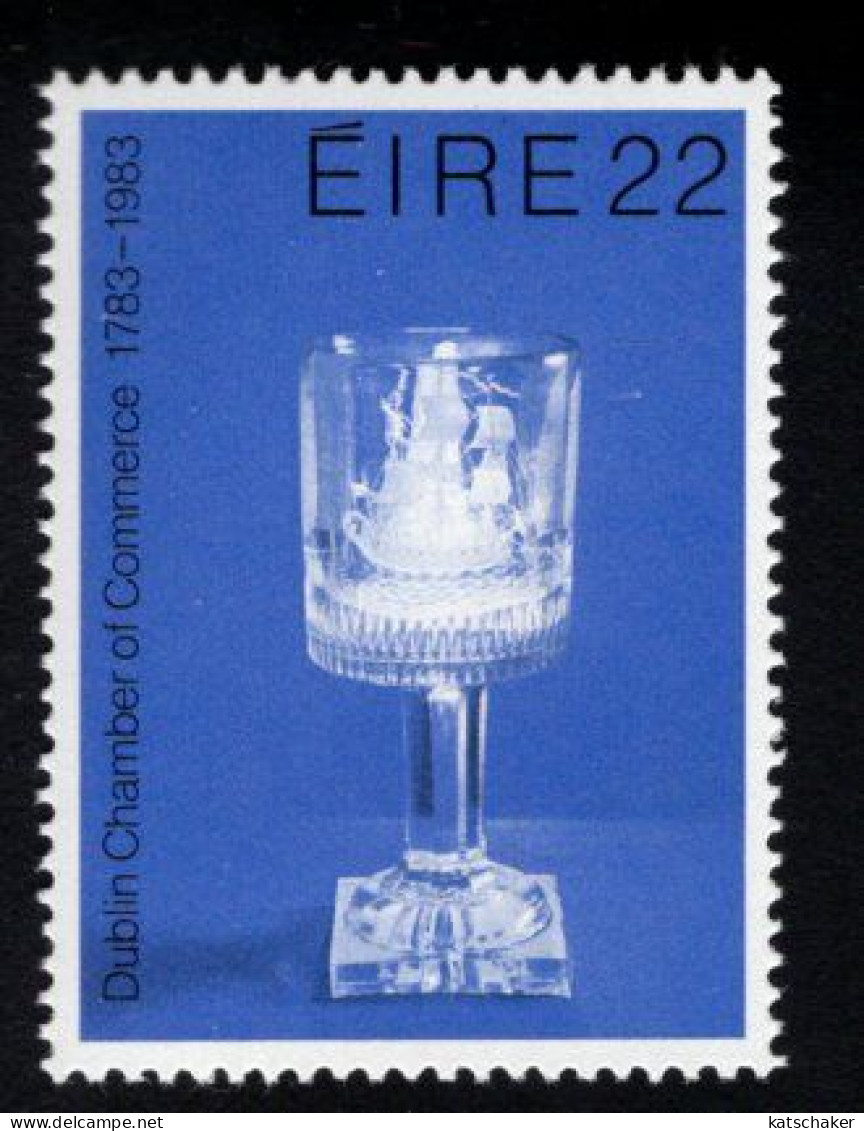 1999532054 1983  SCOTT 557 (XX) POSTFRIS  MINT NEVER HINGED - DUBLIN CHAMBER OF COMMERCE BICENT. - OUZEL GALLEY GOBLET - Nuovi