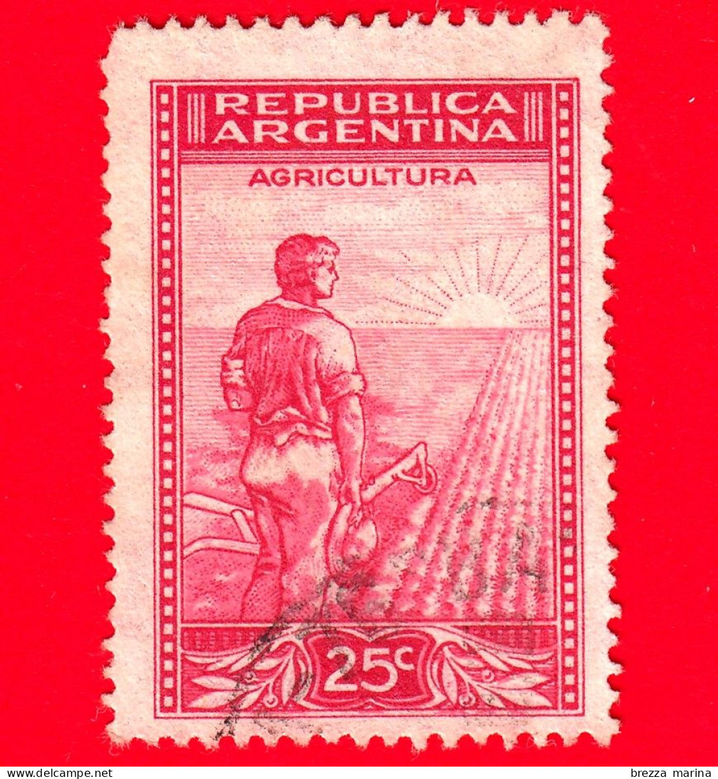 ARGENTINA - Usato - 1953 - Prodotti Del Paese - Agricoltura - 25 - Usati