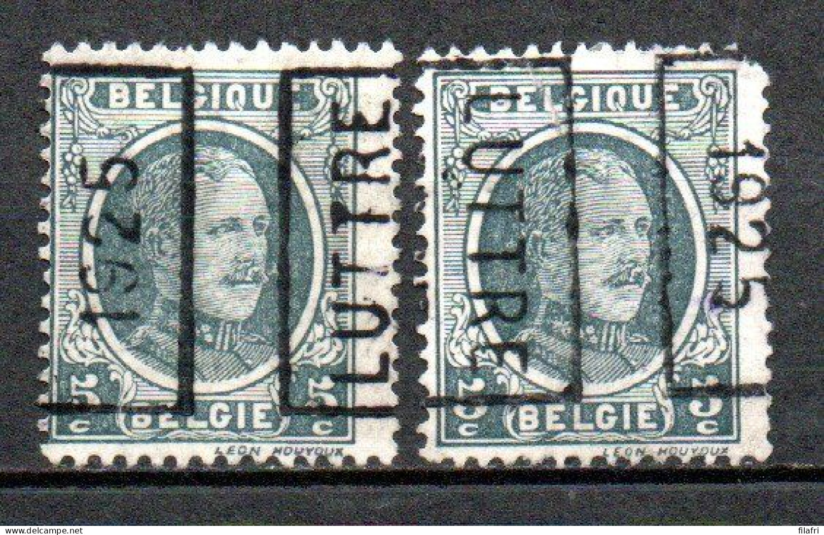 3594 Voorafstempeling Op Nr 193 - LUTTRE 1925 - Positie A & B - Roller Precancels 1920-29