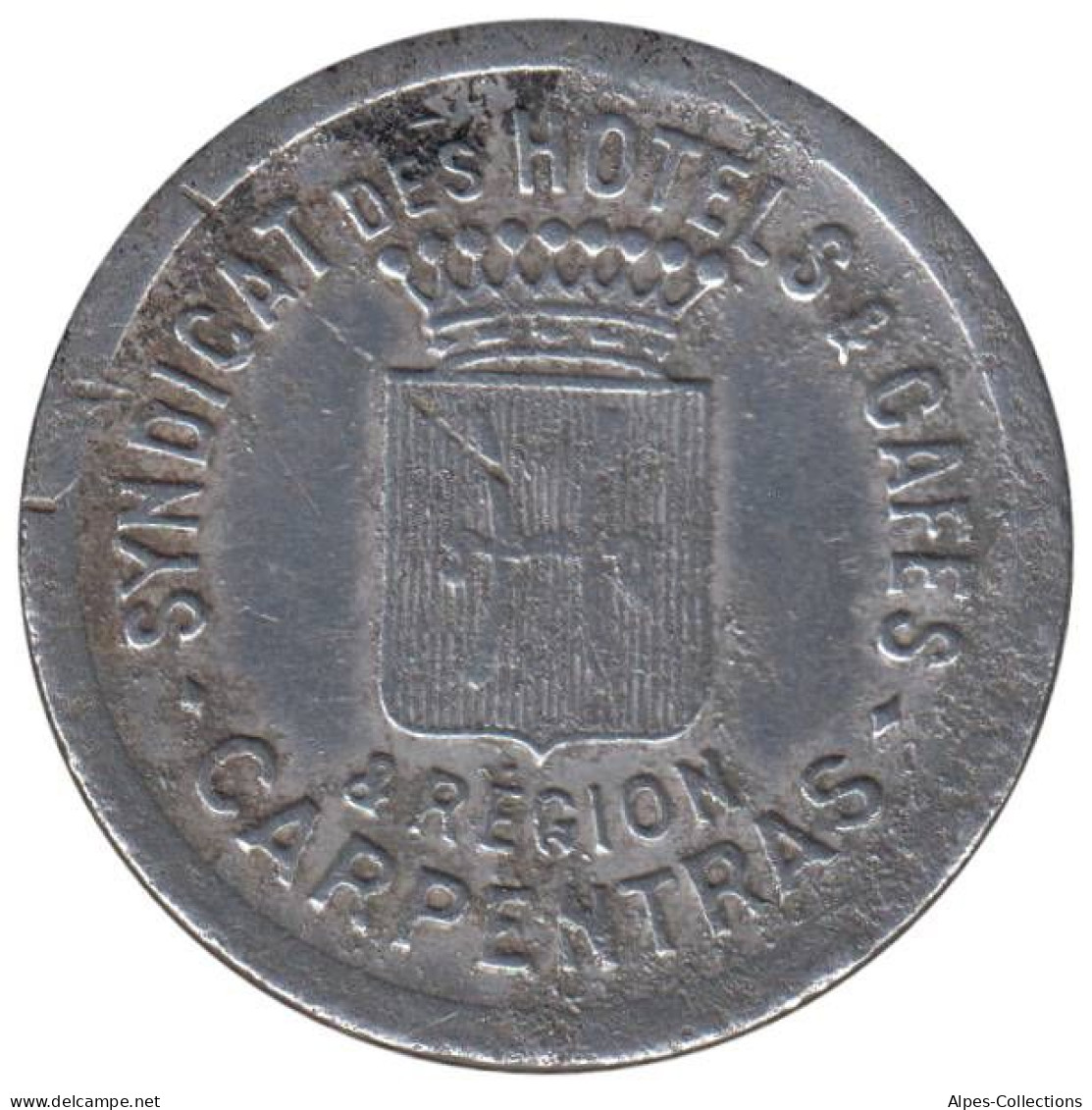 CARPENTRAS - 01.01 - Monnaie De Nécessité - 10 Centimes - Monetary / Of Necessity