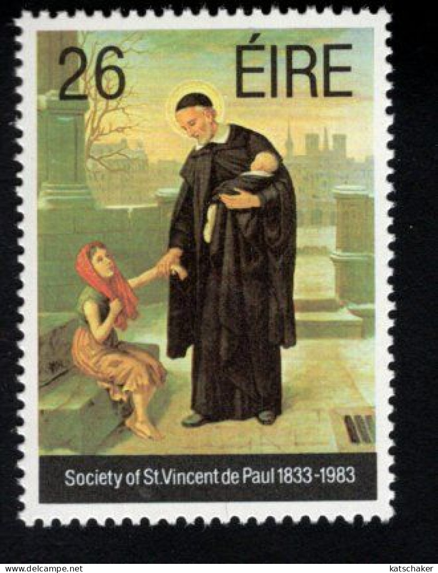 1999532954 1983  SCOTT 570 (XX) POSTFRIS  MINT NEVER HINGED - SOCIETY OF ST. VINCENT DE PAUL - SESQUICENTENNIAL - Nuovi