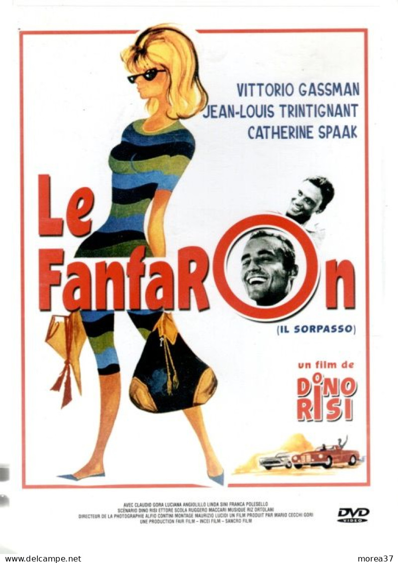 LE FANFARON   Avec JEAN LOUIS TRINTIGNAN Et VITTORIO GASSMAN    (C43) - Clásicos