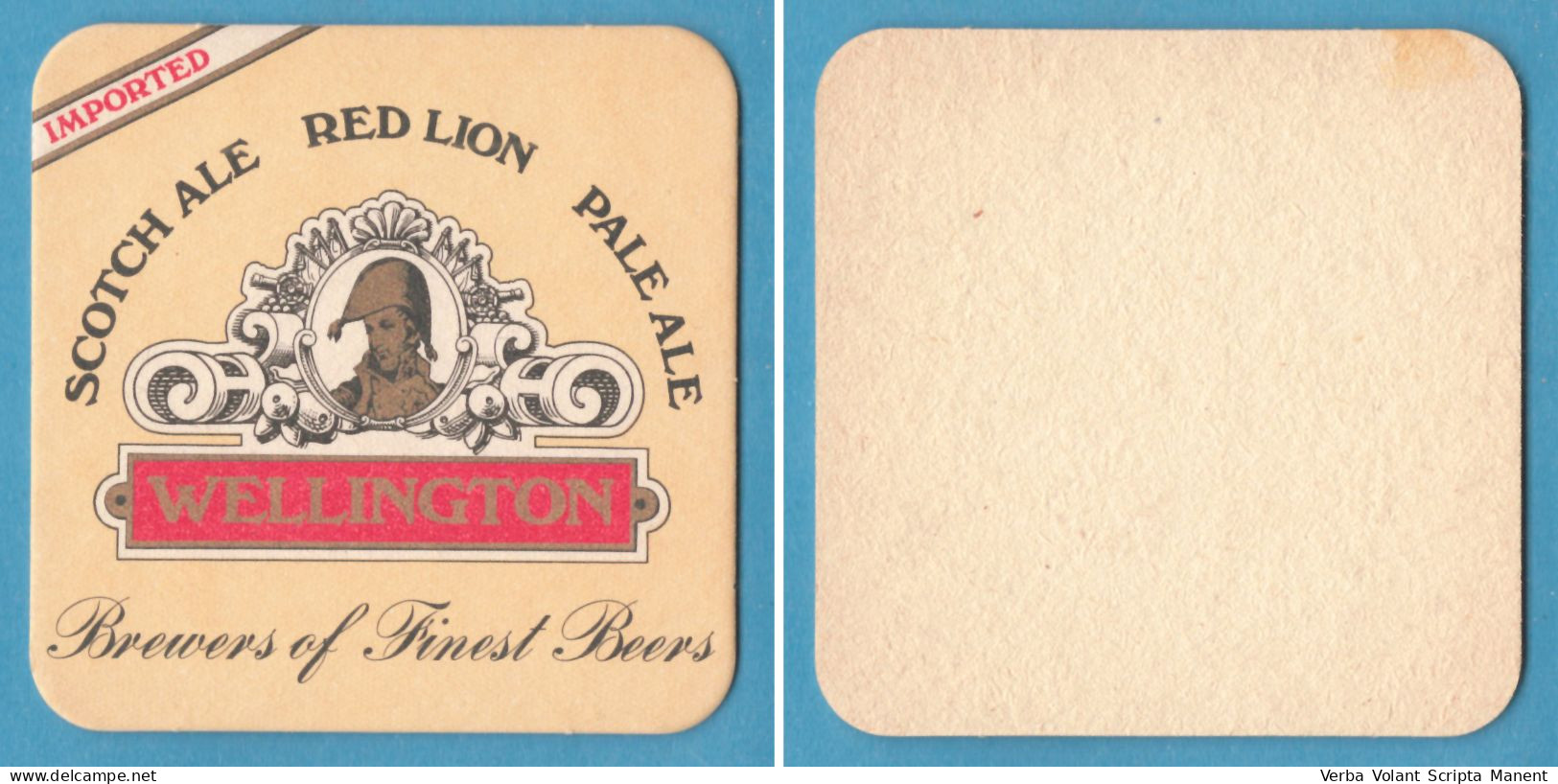 J-1500 * CANADA - WELLINGTON Scotch Ale, Red Lion, Pale Ale - Bierdeckel