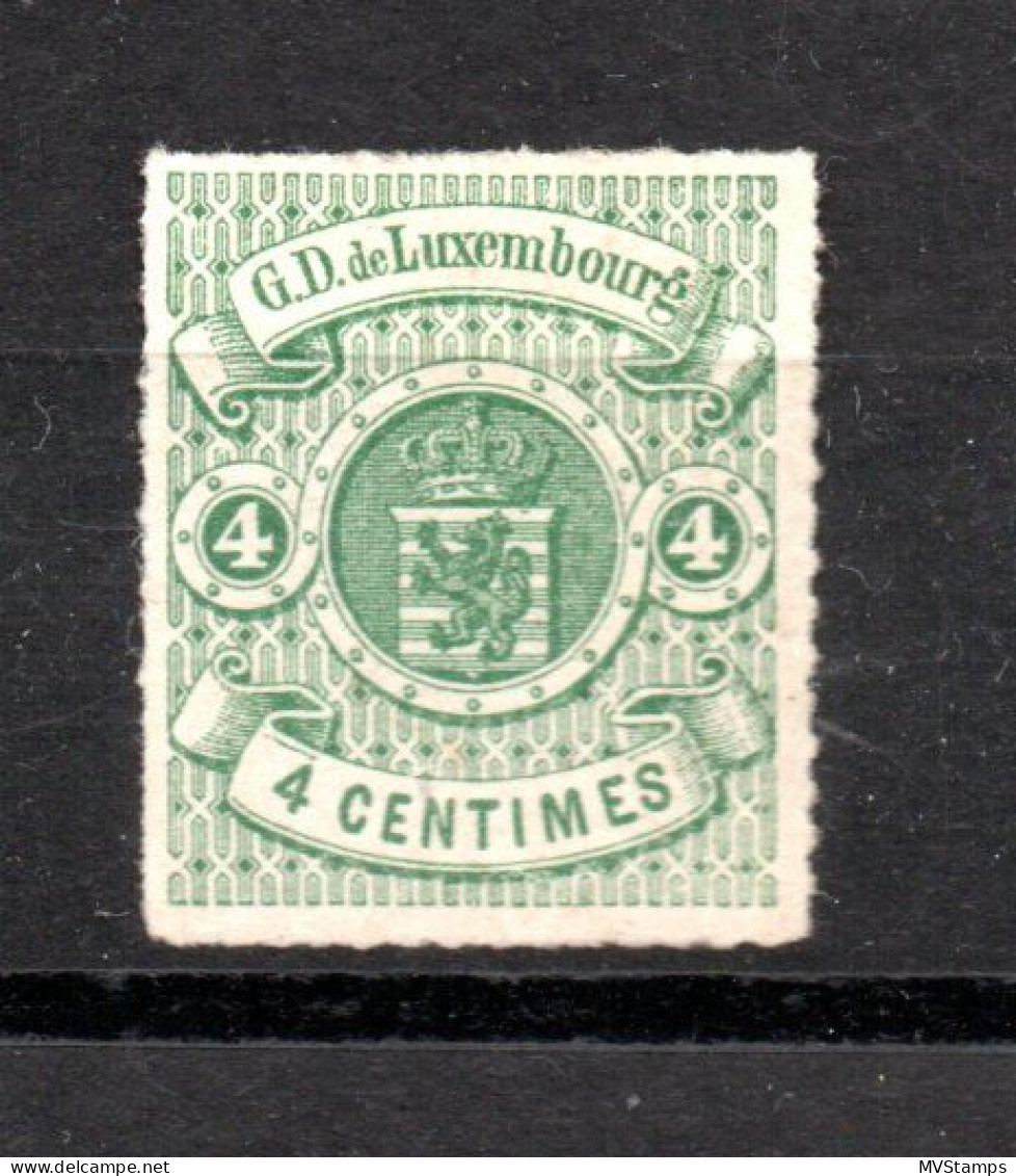 Luxembourg 1865 Old Coat Of Arms Stamps (Michel 14) Nice MLH - 1859-1880 Coat Of Arms