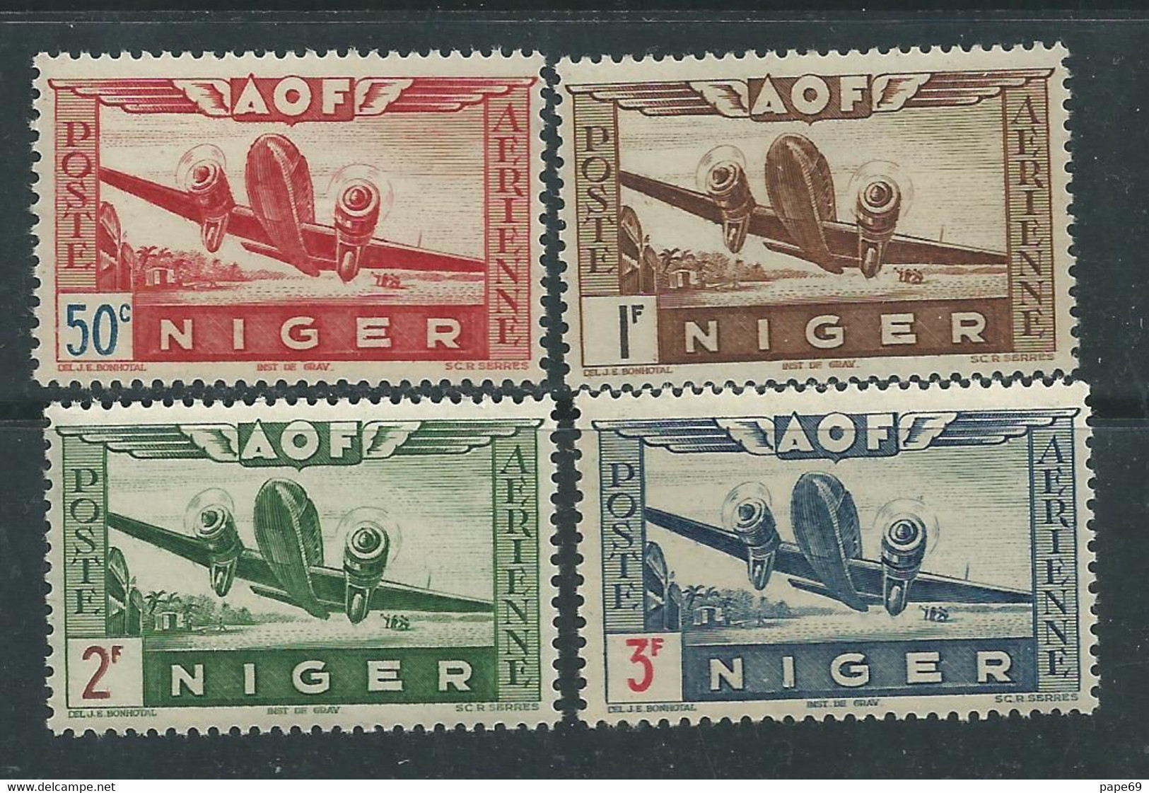 Niger PA N° 10 / 17 X  Série De Londres, Les 8 Valeurs Trace De Charnière Sinon TB - Nuovi