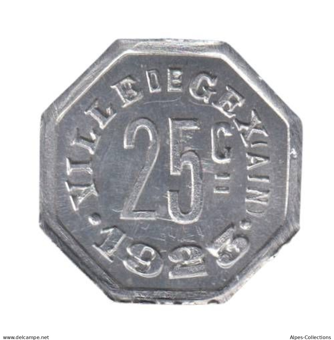 GEX - 01.03 - Monnaie De Nécessité - 25 Centimes 1923 - Monetary / Of Necessity