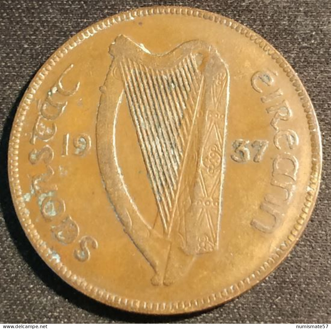 IRLANDE - EIRE - 1 PINGIN 1937 - KM 3 - PENNY - IRELAND - Irland