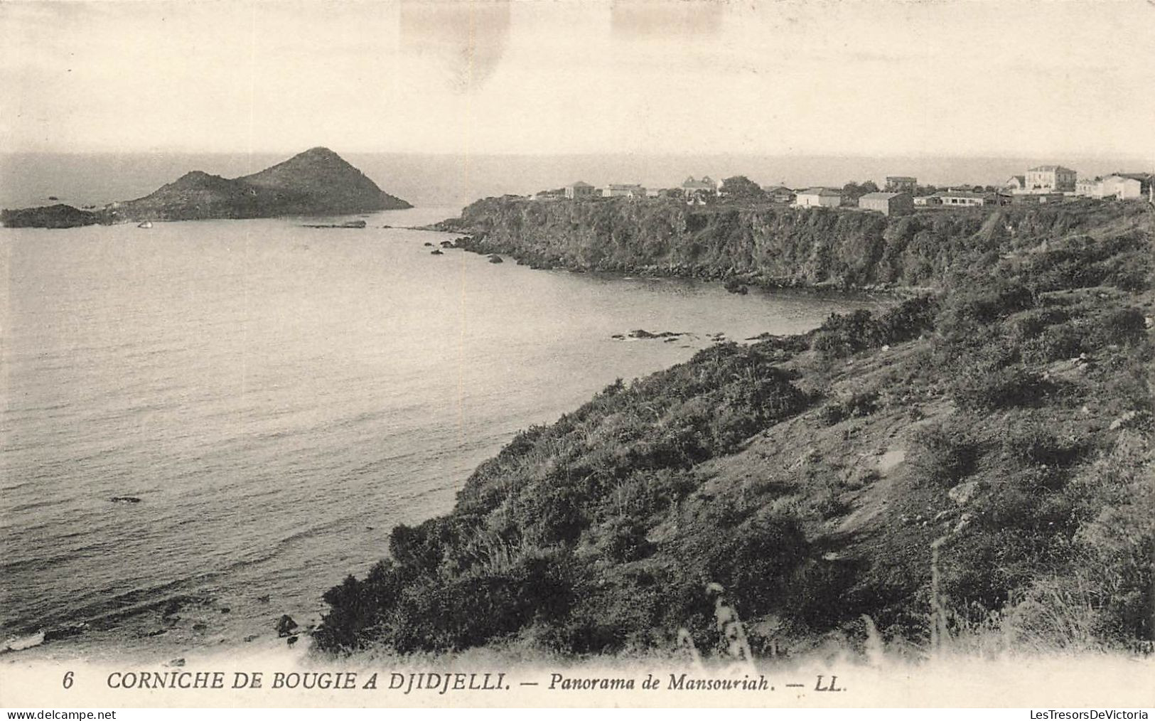 ALGERIE - Corniche De Bougie A Djidjelli - Panorama De Mansouriah - L L - Vue Sur La Mer - Carte Postale Ancienne - Bejaia (Bougie)