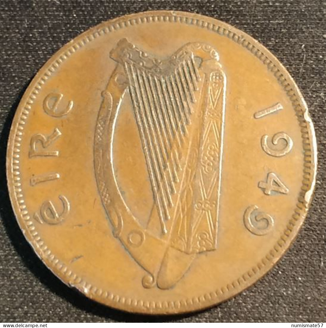 IRLANDE - EIRE - 1 PINGIN 1949 - KM 11 - PENNY - IRELAND - Irlande