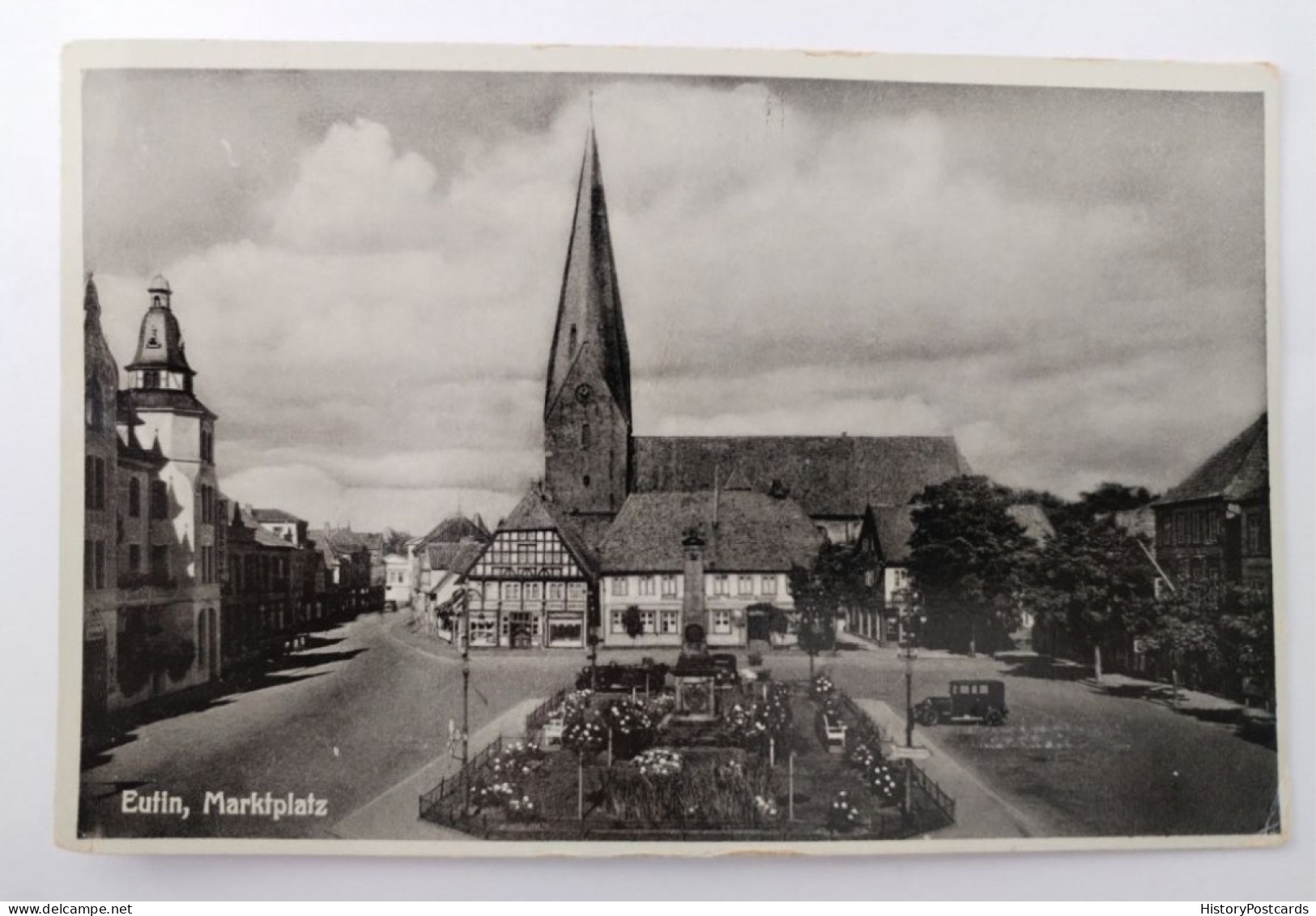 Eutin In Holstein, Marktplatz, Alte Autos, 1935 - Eutin