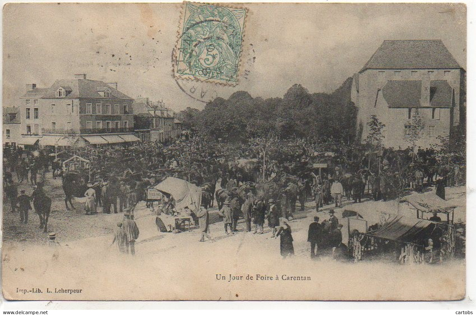 50 Un Jour De Foire à CARENTAN - Carentan