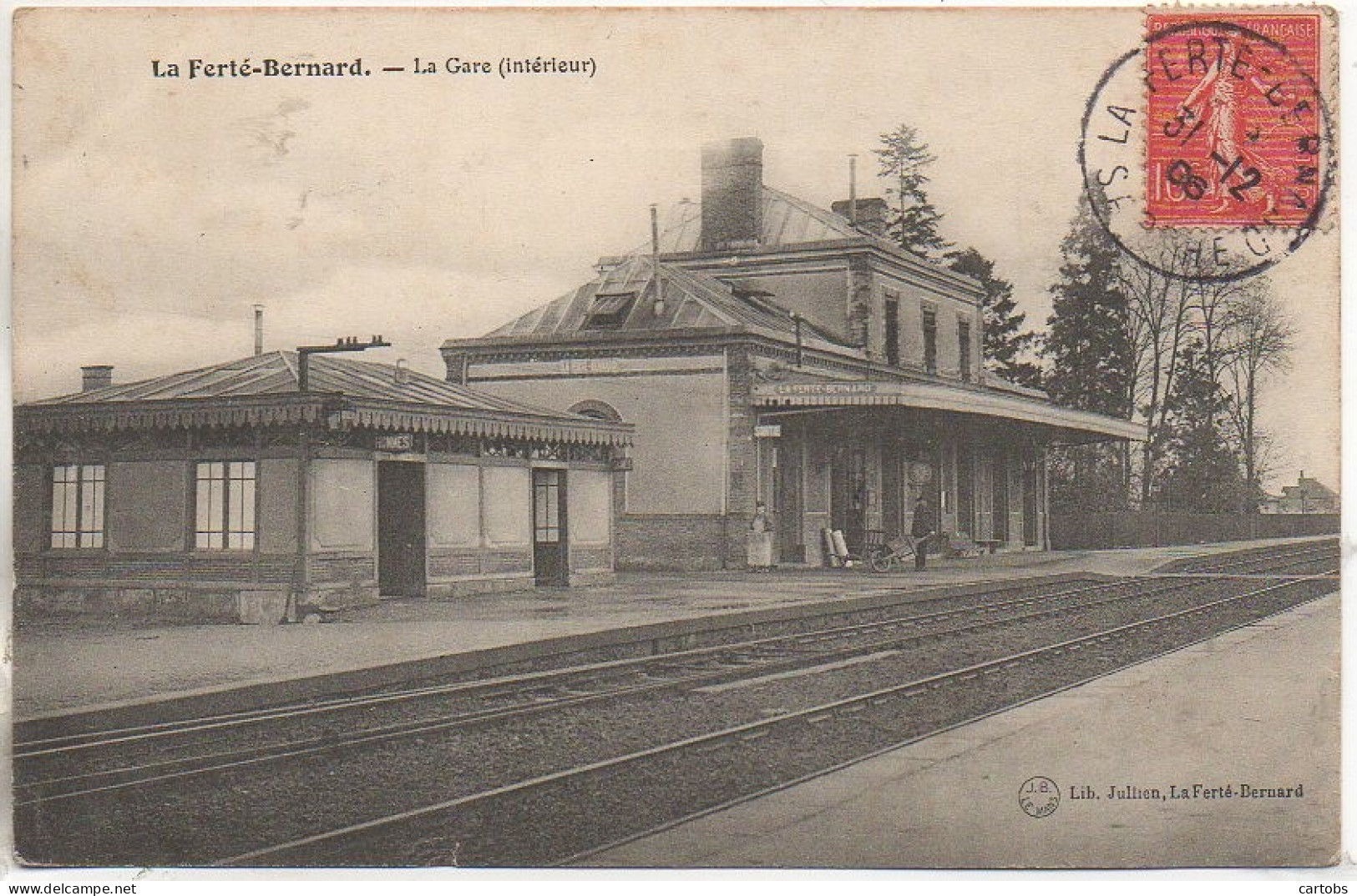 72 LA FERTE-BERNARD  La Gare (intérieur) - Gares - Sans Trains