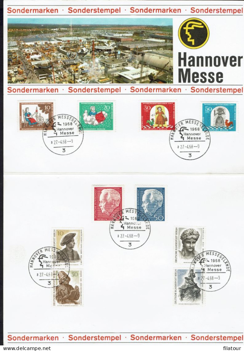 ALLEMAGNE - Document édité Pour La " FOIRE DE HANOVRE" - 27 Avril 1968 - - Covers & Documents