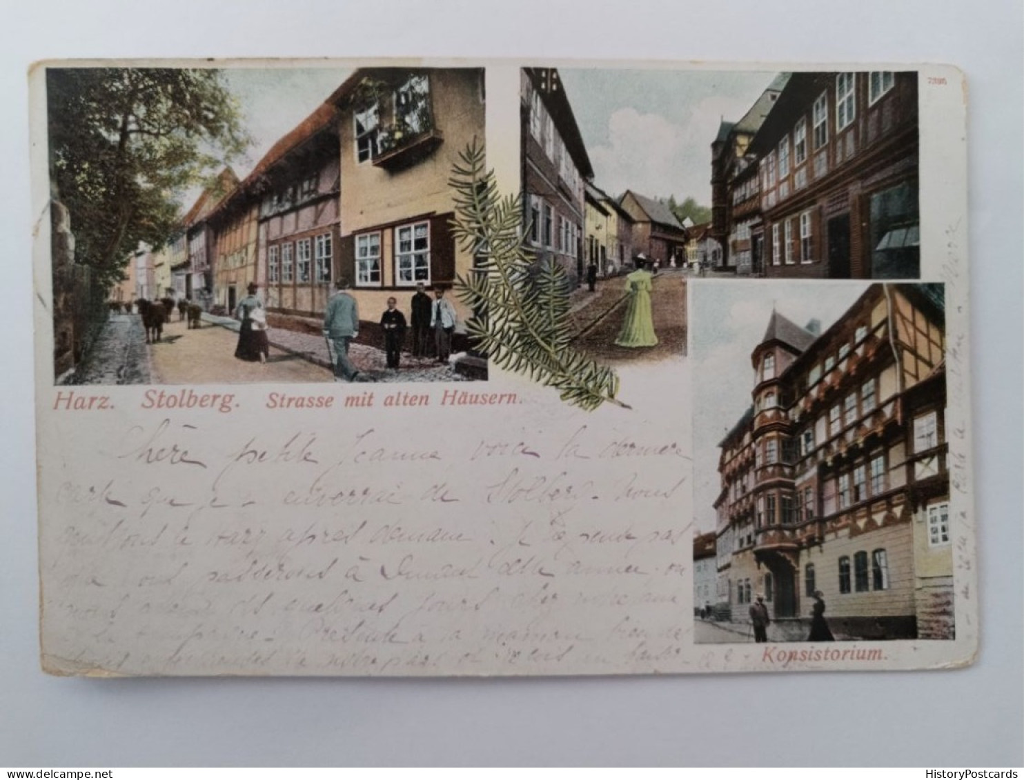 Stolberg (Harz), Strassenansicht, Konsistorium, 1902 - Stolberg (Harz)