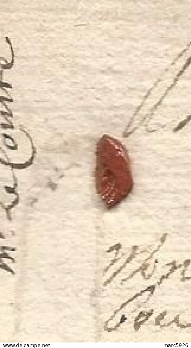 N°1767 ANCIENNE LETTRE DE LECOMTE AU DUC DE BOUILLON AVEC CACHET DE CIRE ET RUBAN DATE 1625 - Documenti Storici