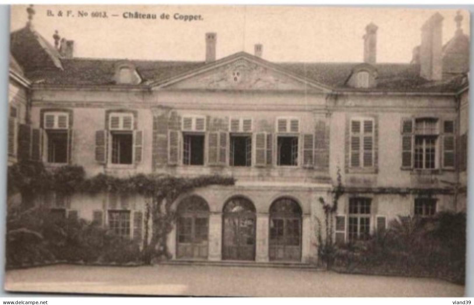 CPA. -   Château De Coppet.    Non écrite. - Coppet