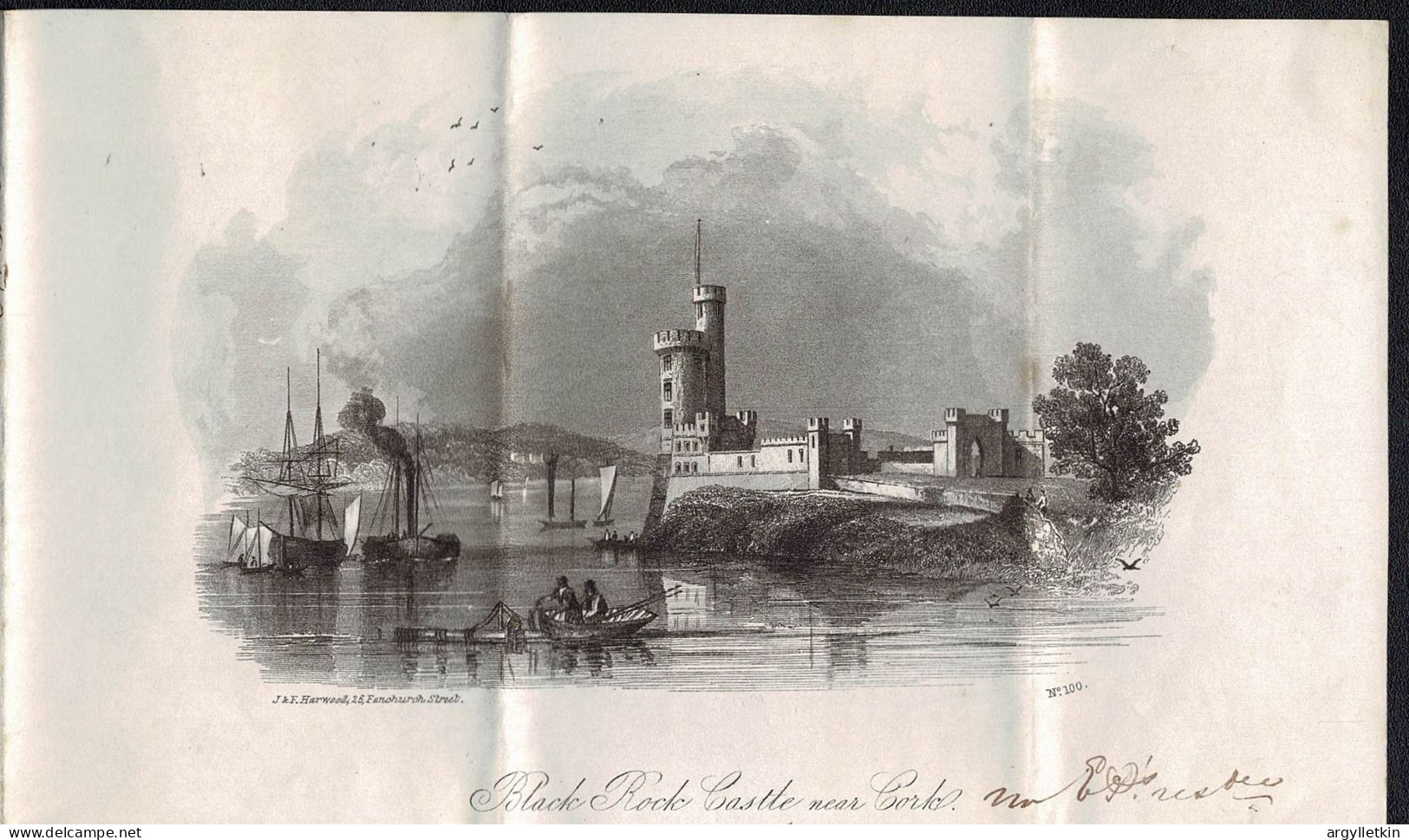 GREAT BRITAIN IRELAND CORK ISLE OF WIGHT 1843 - Storia Postale